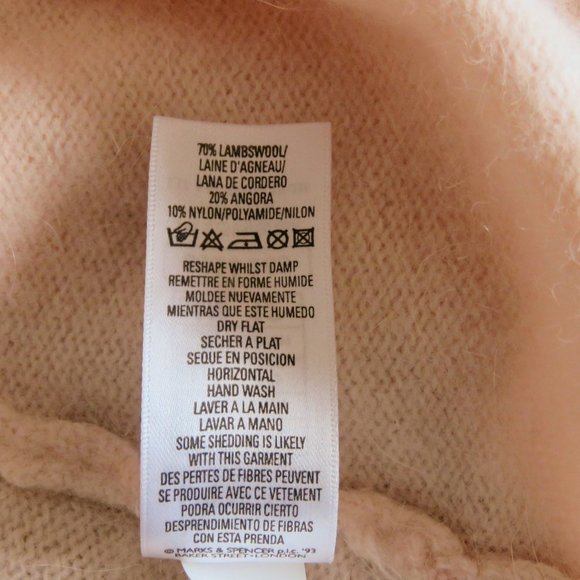 1990s Beaded Embroidered Wool Angora Cardigan - Picture 11 of 13